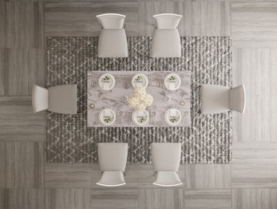 Mercer41 Collina Rectangular 65'' L x 35'' W Dining Table