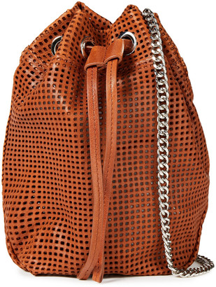 IRO Denzi Laser-cut Leather Bucket Bag