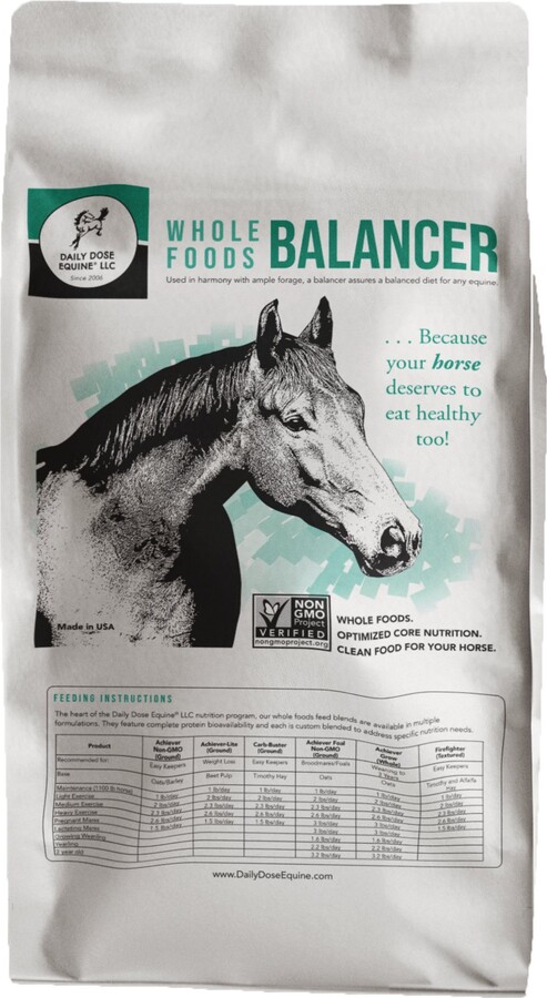 Daily Dose Equine Achiever Horse Feed, 40-lb bag