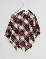 Thumbnail for your product : Polo Ralph Lauren Checked Wool Shawl Scarf