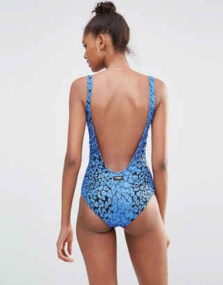 Moschino Leopard Print Swimsuit
