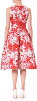 Thumbnail for your product : Carolina Herrera Sleeveless Patterned A-Line Dress