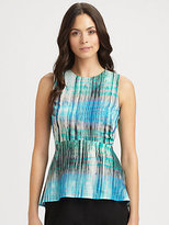 Thumbnail for your product : Halston Flared Print Top