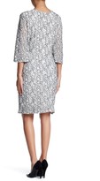 Thumbnail for your product : Taylor Stretch Lace Bell Sleeve Dress