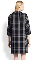 Thumbnail for your product : Max Mara Plaid Wool Coat