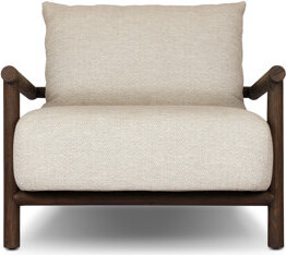 AllModern Ingo Teak Patio Chair with Cushions