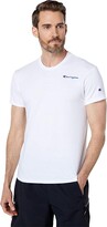 Thumbnail for your product : Champion Powerblend(r) Small Logo Short Sleeve Tee (White) Men's Clothing