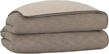 Eastern Accents Sterling Bark/Sterling Latte Standard Cotton Duvet Cover