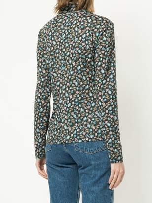 Rebecca Taylor fitted floral print jersey