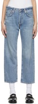 Thumbnail for your product : Citizens of Humanity Blue Emery Crop Jeans