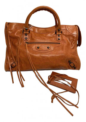 Balenciaga City Orange Leather Handbags - ShopStyle Bags