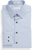 Thumbnail for your product : John W. Nordstrom R) Trim Fit Stripe Dress Shirt