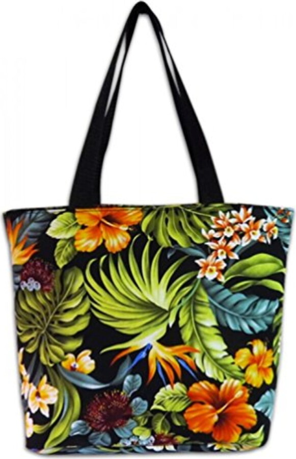 Island Impressions Small Classic Tote Tropical Floral