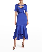 Thumbnail for your product : Theia Veronica High-Low Midi Dress