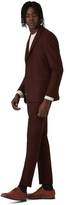 Thumbnail for your product : Frank + Oak 33808 Laurier Wool Tweed Blazer in Burgundy