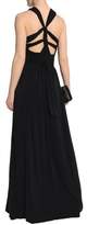 Thumbnail for your product : Halston Cutout Knotted Stretch-jersey Gown