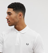 Thumbnail for your product : Fred Perry plain polo shirt in white Exclusive at ASOS