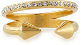 Thumbnail for your product : Vita Fede Ultra Mini Titan Plain and Crystal Ring, Yellow Golden
