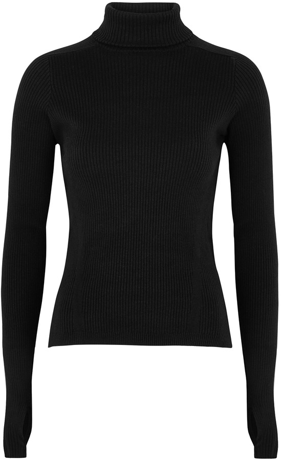 black reebok jumper
