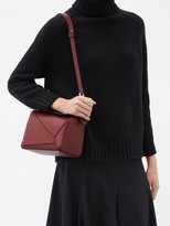 Thumbnail for your product : Loewe Puzzle Small Leather Cross-body Bag - Burgundy