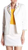 Thumbnail for your product : Love Moschino Rainbow Dot Trim Blazer