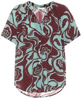 Thumbnail for your product : Dries Van Noten Floral crepe blouse