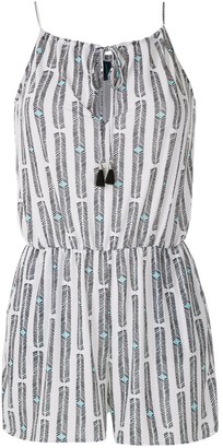 white jersey jumpsuit