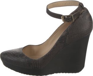Jimmy Choo Embossed Leather Pumps