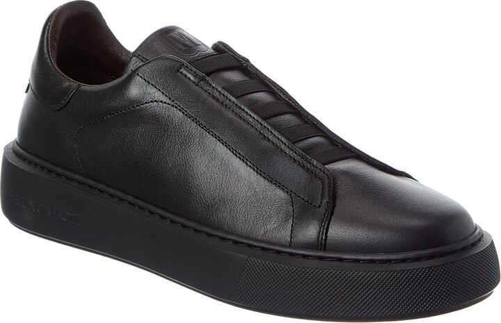 M by Bruno Magli Lisbon Leather Slip-On Sneaker