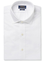 Thumbnail for your product : Polo Ralph Lauren White Slim-Fit Cutaway-Collar Cotton Shirt