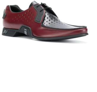 Prada perforated Derby shoes