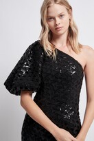 Thumbnail for your product : Aje Motocyclette Embellished Asymmetric Mini Dress