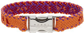 Thumbnail for your product : Marni Orange & Purple Crochet Ribbon Bracelet