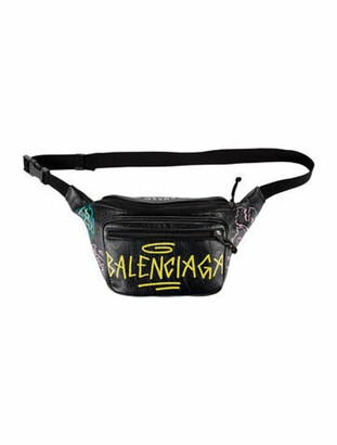 Balenciaga 2019 Graffiti Belt Bag Black - ShopStyle