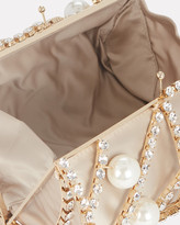 Thumbnail for your product : Rosantica Brigitta Pearl Embellished Barrel Bag