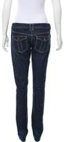 Thumbnail for your product : Burberry Low-Rise Straight-Leg Jeans