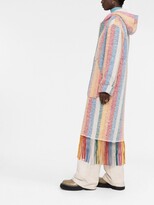 Thumbnail for your product : Mira Mikati Striped Fringed Coat