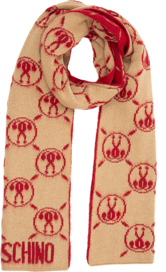 Moschino Double Question Mark Cashmere Scarf ShopStyle Scarves & Wraps