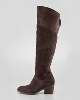 Thumbnail for your product : Alberto Fermani Circio Suede Knee Boot, Brown