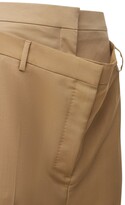 Thumbnail for your product : Burberry Wool Blend Trousers W/ Waist Insert