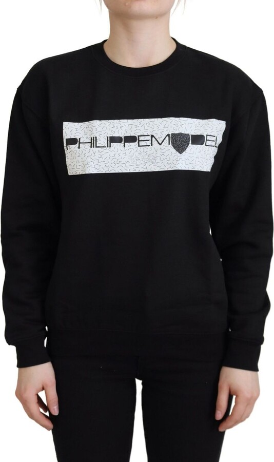 Philippe Model Printed Long Sleeves Pullover Women's Sweater