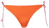 Thumbnail for your product : Topshop Slinky tie side bottoms