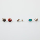 Thumbnail for your product : Full Tilt 3 Pairs Mix & Match Earrings