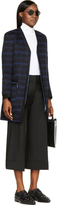 Thumbnail for your product : Kenzo Navy Striped Coat