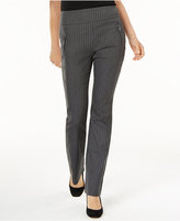 Thumbnail for your product : INC International Concepts Curvy-Fit Pinstripe Bootcut Pants, Created for Macy's