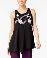 Thumbnail for your product : Alfani Embroidered Swing Top, Created for Macy's