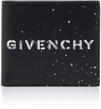 Givenchy Calfskin Graffiti Logo Wallet