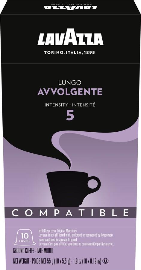 Lavazza NCC Capsules Espresso Lungo, 10 ct, 1.9 oz