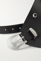 Thumbnail for your product : Isabel Marant Belly Studded Leather Belt - Black