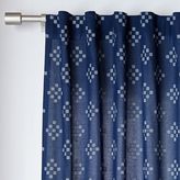Thumbnail for your product : Stepped Geo Woven Curtain - Midnight